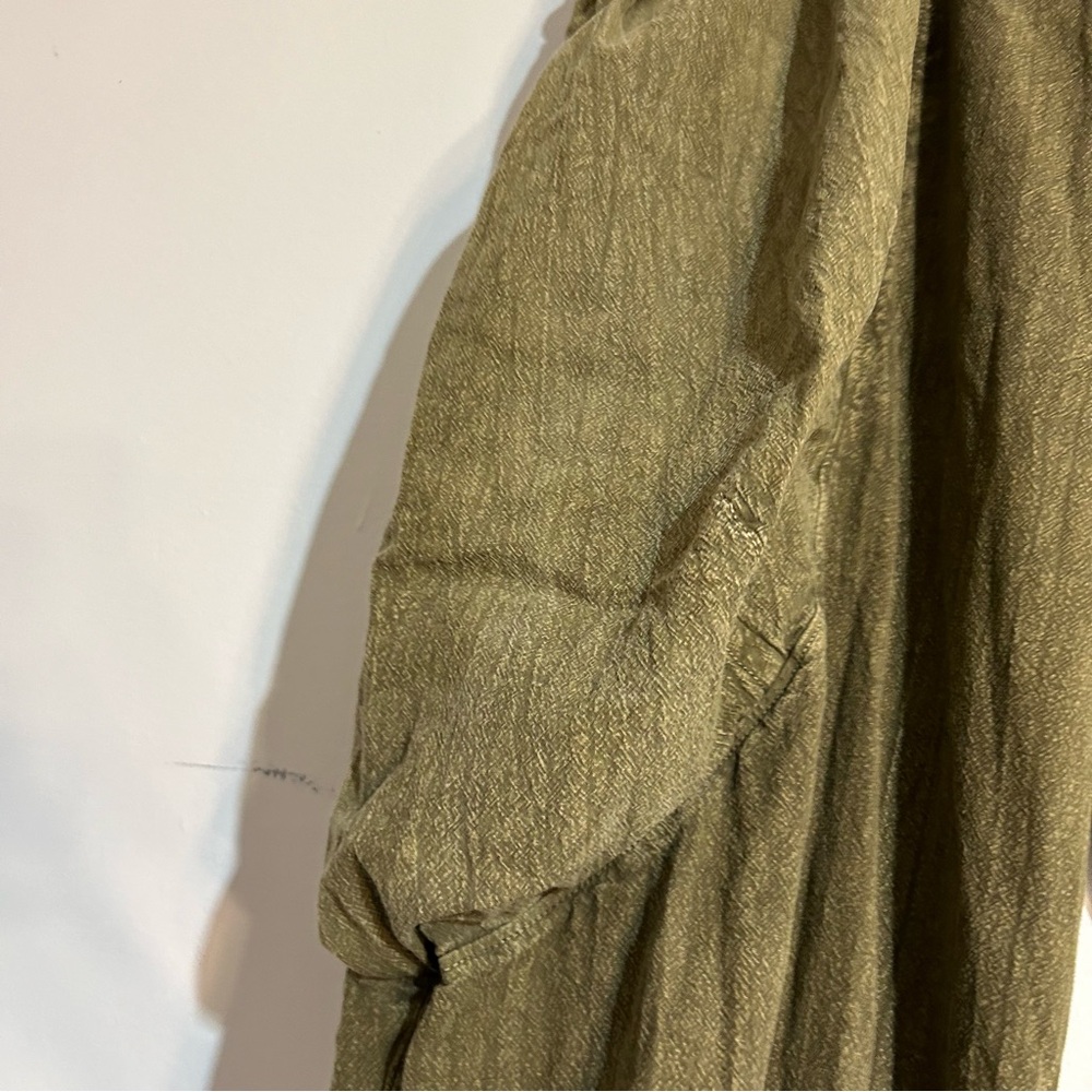 Urban Outfitters Em Balloon Baggy Slouchy Pants Green Size Medium Indie Grunge - Picture 3 of 11